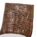 bali & pari Bella Rattan Dining Chair with Cushion - Handwoven Wicker Accent Side Chair with High Backrest, Coastal Boho Seating for Kitchen or Dining Area, Coffee Bean - Bella-Coffee Antique/Rattan-DC