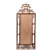 bali & pari Tamiko Marbled Tortoise Rattan 3-Tier Accent Shelf - Pagoda Freestanding Etagere Shelving for Living Room, Bedroom, or Entryway - Temple-Tortoise-Rattan-Shelf