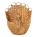 bali & pari Florabel Natural Rattan Peacock Basket - Handwoven Wicker Storage Solution - Flocks-Light Honey Rattan-Basket