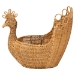 bali & pari Florabel Natural Rattan Peacock Basket - Handwoven Wicker Storage Solution - Flocks-Light Honey Rattan-Basket