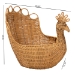 bali & pari Florabel Natural Rattan Peacock Basket - Handwoven Wicker Storage Solution - Flocks-Light Honey Rattan-Basket