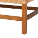 bali & pari Vivan Natural Rattan Bench - Handwoven Wicker Accent Seating with Cushion and Pillows, Backless - Vivan-SVN27284-Natural Rattan-Bench
