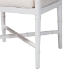 bali & pari Sergio Wood 2-Piece Dining Chair Set - Chippendale Side Chair with Bamboo Motif and Upholstered Seat Cushion, White - Sergio-White Wooden-Arm-DC