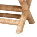 bali & pari Christy Natural Rattan Bench - Hand Wrapped Wicker Accent Seating with Upholstered Cushion and Crisscross Frame - Christy-Light Honey Rattan-Bench
