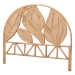 bali & pari Lifen Natural Rattan Standalone Headboard - Handcrafted Panel Headboard with Leaf Motif, Queen