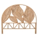 bali & pari Lifen Natural Rattan Standalone Headboard - Handcrafted Panel Headboard with Leaf Motif, Queen - Lifen-Natural Rattan-HB-Queen