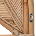 bali & pari Lifen Natural Rattan Standalone Headboard - Handcrafted Panel Headboard with Leaf Motif, Queen - Lifen-Natural Rattan-HB-Queen