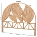 bali & pari Lifen Natural Rattan Standalone Headboard - Handcrafted Panel Headboard with Leaf Motif, Queen - Lifen-Natural Rattan-HB-Queen
