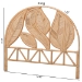 bali & pari Lifen Natural Rattan Standalone Headboard - Handcrafted Panel Headboard with Leaf Motif, Queen - Lifen-Natural Rattan-HB-Queen