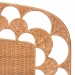 bali & pari Felician Natural Rattan Standalone Headboard - Handwoven Wicker Panel Headboard with Scalloped Fan Motif, King - WS270-Honey Ada-Rattan-HB-King