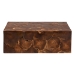 bali & pari Eldora Teak Wood Coffee Table - Handcrafted Live-Edge Accent Table, Low Profile Design for Living Room - 12738-Teak-Rec-Boxed-CT