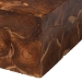 bali & pari Eldora Teak Wood Coffee Table - Handcrafted Live-Edge Accent Table, Low Profile Design for Living Room - 12738-Teak-Rec-Boxed-CT