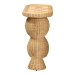 bali & pari Hisao Natural Rattan Checkered Console Table with Sculptural Base - Hisao-Natural Rattan-Console Table