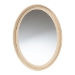 bali & pari Lailan Woven Grasscloth Mirror, Oval, Beige