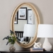 bali & pari Lailan Woven Grasscloth Mirror, Oval, Beige - M449-S512-Beige-Wall Mirror