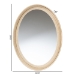 bali & pari Lailan Woven Grasscloth Mirror, Oval, Beige - M449-S512-Beige-Wall Mirror