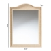 bali & pari Lailan Woven Grasscloth Mirror, Rectangle, Beige - M450-S512-Beige-Wall Mirror