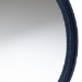 bali & pari Lailan Woven Grasscloth Mirror, Oval, Navy Blue - M449-S439-Navy Blue-Wall Mirror