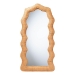 bali & pari Daray Scalloped Natural Rattan Full Length Floor Mirror