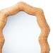 bali & pari Daray Scalloped Natural Rattan Full Length Floor Mirror - WS243-Natural-Rattan-Mirror