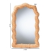 bali & pari Daray Scalloped Natural Rattan Wall Mirror - WS244-Natural-Rattan-Mirror