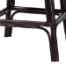 bali & pari Alsip Espresso Rattan Counter Stool with Swivel Seat - Alsip-Coffee Bean Rattan-White Cushion-CS