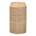 bali & pari Mimi Natural Rattan Checkered Console Table with Drawer - Mimi-Natural Wicker-Console Table