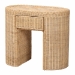 bali & pari Mimi Natural Rattan Checkered End Table with Drawer