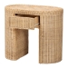 bali & pari Mimi Natural Rattan Checkered End Table with Drawer - Mimi-Natural Wicker-ET