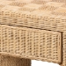 bali & pari Mimi Natural Rattan Checkered End Table with Drawer - Mimi-Natural Wicker-ET