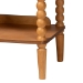 Baxton Studio Lucera Bobbin 5-Tier Display Shelf, Oak Brown - MG9011-5-NT Oak-Shelf