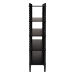 Baxton Studio Lucera Bobbin 5-Tier Display Shelf, Black - MG9011-5-Black-Shelf