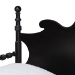 Baxton Studio Gaetano Wood Daybed with Turned Spindle Post, Black, Twin - MG0262-1-Black-Daybed-Twin