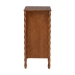 Baxton Studio Seamus 4-Drawer Chest with Carved Bobbin Frame - MG9028-Walnut-4DW-Chest