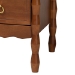 Baxton Studio Seamus 4-Drawer Chest with Carved Bobbin Frame - MG9028-Walnut-4DW-Chest
