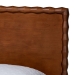 Baxton Studio Seamus Platform Bed with Carved Bobbin Frame, Queen - MG0264-Walnut-Queen