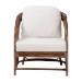 bali & pari Stan Natural Rattan Lounge Chair - Stan-Light Brown Rattan-Cushion-AC