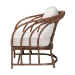 bali & pari Stan Natural Rattan Lounge Chair - Stan-Light Brown Rattan-Cushion-AC