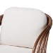 bali & pari Stan Natural Rattan Lounge Chair - Stan-Light Brown Rattan-Cushion-AC