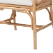bali & pari Matt Natural Rattan Armchair with Upholstered Seat - Matt-Natural Rattan-Cushion-AC