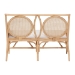 bali & pari Matt Natural Rattan Loveseat with Cane Backrest - Matt-Natural Rattan-Cushion-LS