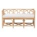 bali & pari Theo Natural Rattan Accent Bench with Removable Cushion - Theo-Natural Rattan-Cushion-Bench