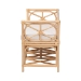 bali & pari Theo Natural Rattan Accent Bench with Removable Cushion - Theo-Natural Rattan-Cushion-Bench
