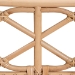 bali & pari Theo Natural Rattan Accent Bench with Removable Cushion - Theo-Natural Rattan-Cushion-Bench