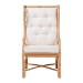 bali & pari Todd Natural Rattan Armchair - Todd-Natural Brown Rattan-Cushion-AC