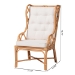 bali & pari Todd Natural Rattan Armchair - Todd-Natural Brown Rattan-Cushion-AC