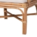bali & pari Ray Natural Rattan Wingback Armchair with Removable Cushion - Ray-Natural Brown Rattan-Cushion-AC