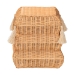 bali & pari Noura Natural Rattan Footstool with Tassel Accents - WS250-Honey Ada Rattan-Stool