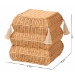 bali & pari Noura Natural Rattan Footstool with Tassel Accents - WS250-Honey Ada Rattan-Stool