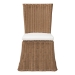 bali & pari Serge Woven Seagrass Dining Chair - Serge-Natural Banana-Cushion-DC